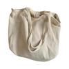 Large Capacity, Korean Version Bag, Women's, Twill Canvas, Commuting Shoulder Bag, Hand-held Casual Women's Bag, Simple, Lazy, Shopping Bag