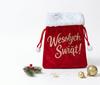 Christmas Gift Bag Merry Christmas Red 30 × 40