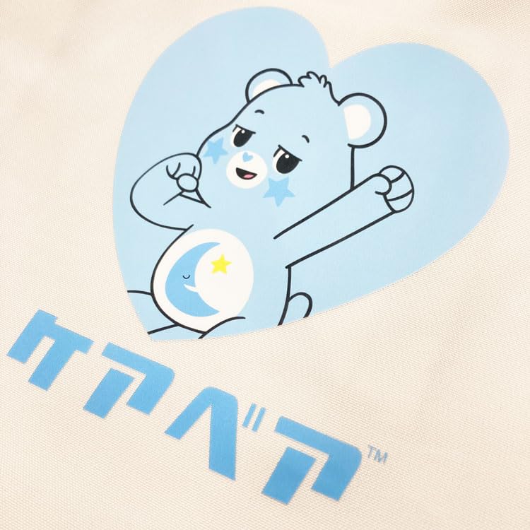 K Company Care Bears Tote Bag, Bedtime Bear, H390 x W380 x D115mm, KB-TB-BB