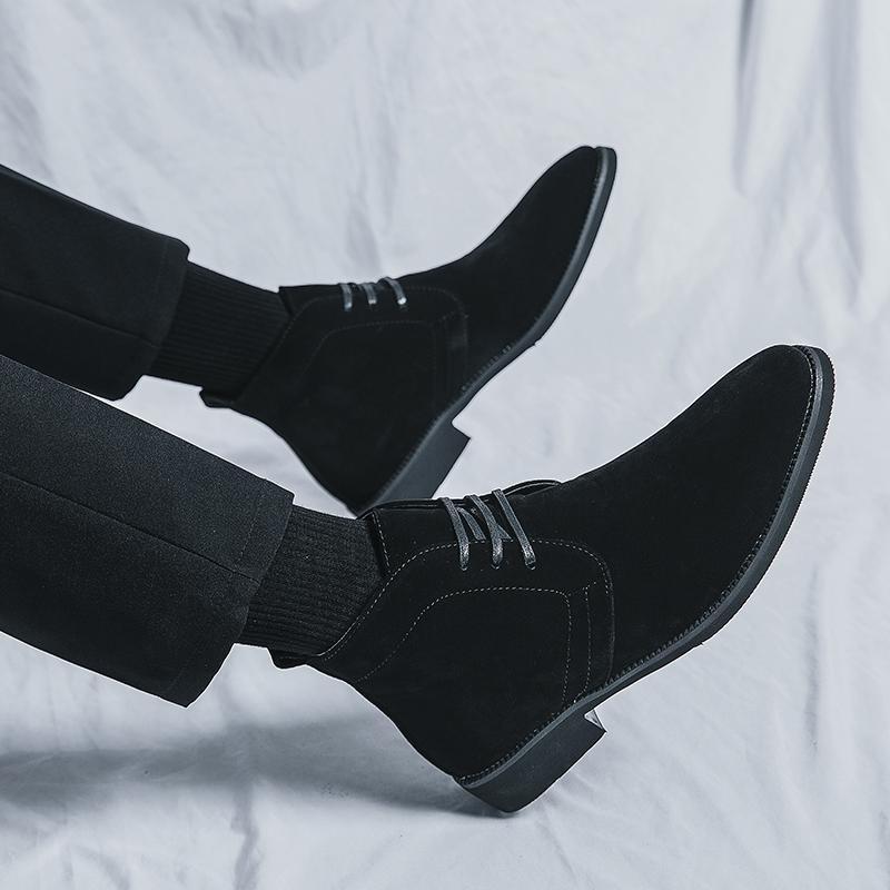 Fashion Leather Boots For Man Genuine Leather Big Size Boots High Quality Designer Formal Boots Casual Boots Fashion Business