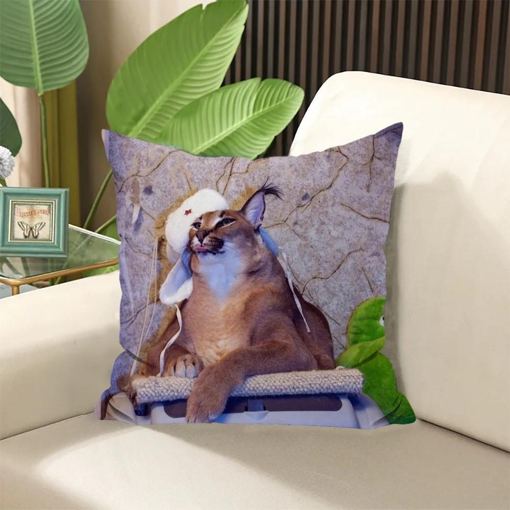 Caracal Cushion Cover  ×  Stuffed Cushions Decorative Pillows for Sofa Pillow Cases Elegant Room Covers Sleep Home Textile
