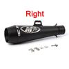 Left and Right Side 51mm Motorcycle Exhaust M4 Muffler Pipe For Yamaha Honda R1 R6 R3 R25 MT07 MT09 Z750 Z800 Z900 Z1000