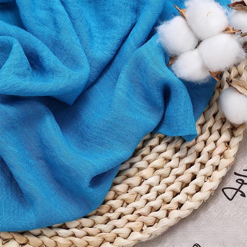 100/300/500cm Cotton Linen Fabric Thin Breathable For DIY Sewing Dress Shirt Clothing Fabrics Curtain Tablecloths Material