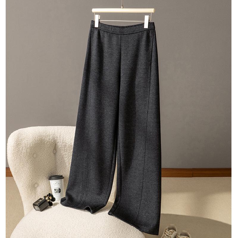 2025 Puyuan Women’s Autumn/Winter Wide-Leg Merino Wool Pants