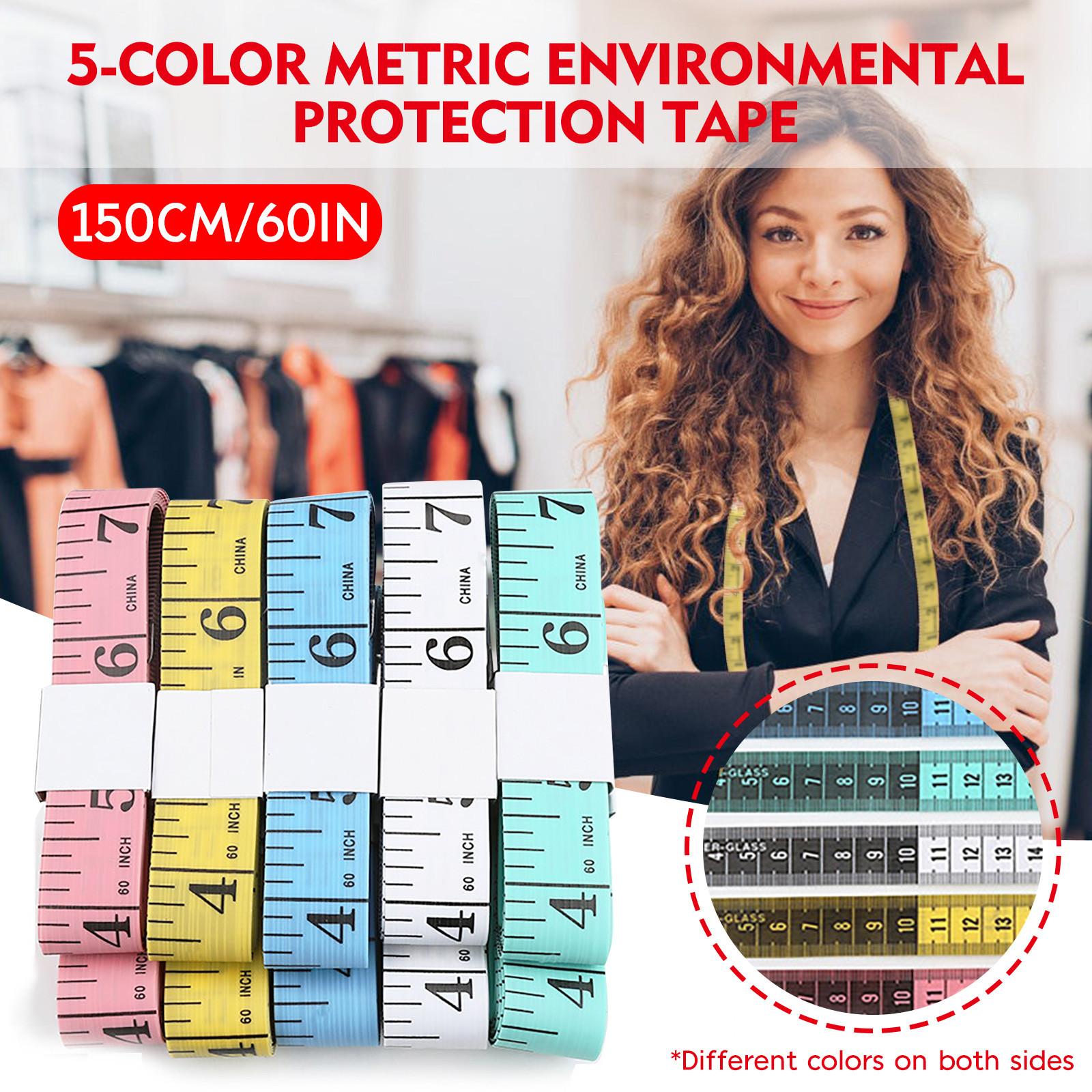 

Измерительная лента для портновской одежды своими руками, дюймовая тканевая линейка, мягкая лента 60 дюймов/300 см белый