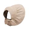 Summer Hat Wide Brim UV Protection Lightweight Vinyl Empty Top Sun Hat Face Shaping Sunshade Hat Sun Protection Headwear