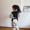 Childrens Cute Heart Embroidered Girls Pu Mini Bag With Breathable And Lightweight Design For Kindergarten Use
