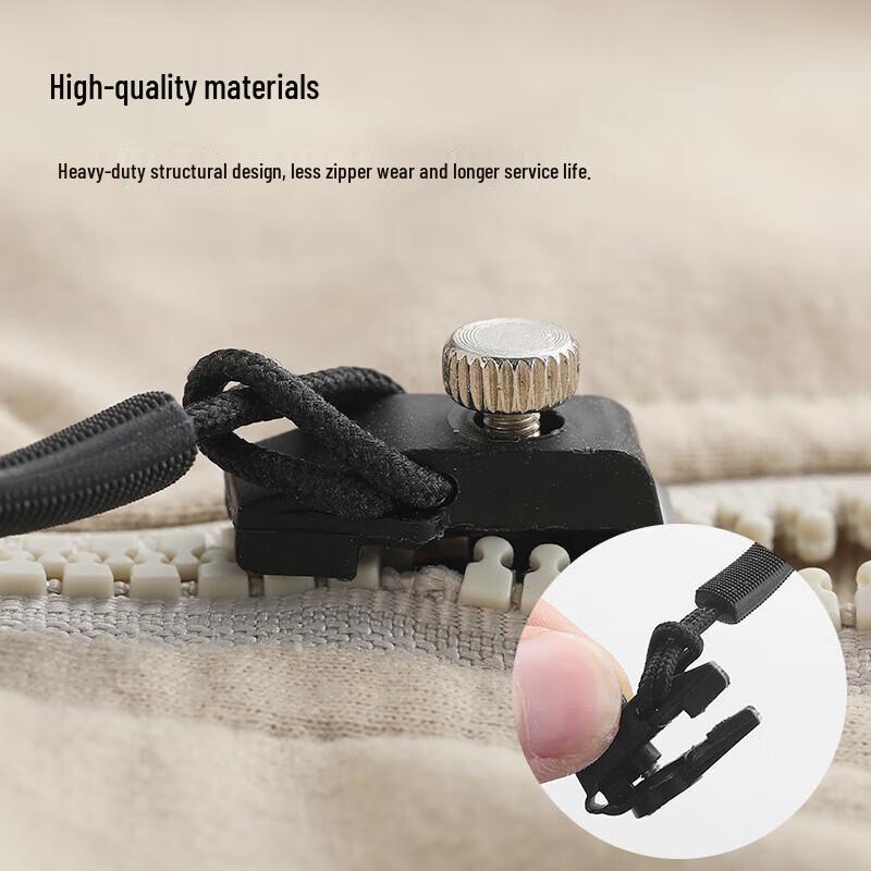 Detachable Universal Zipper Head for Luggage, Bags, Backpacks, and Clothing Repair