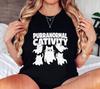 Purranormal Cativity Shirt, Funny Ghost Cat Halloween Tee, Spooky Cat Mom T-Shirt, Cute Halloween Cat Lover Gift, Retro Fall Aesthetic Shirt