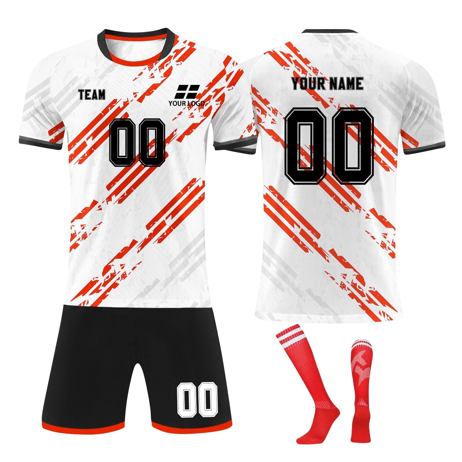 

Персоналізовані комплекти футболок для дівчаток із іменним номером Спеціальні футбольні майки для хлопчиків Тренувальний костюм XXXL