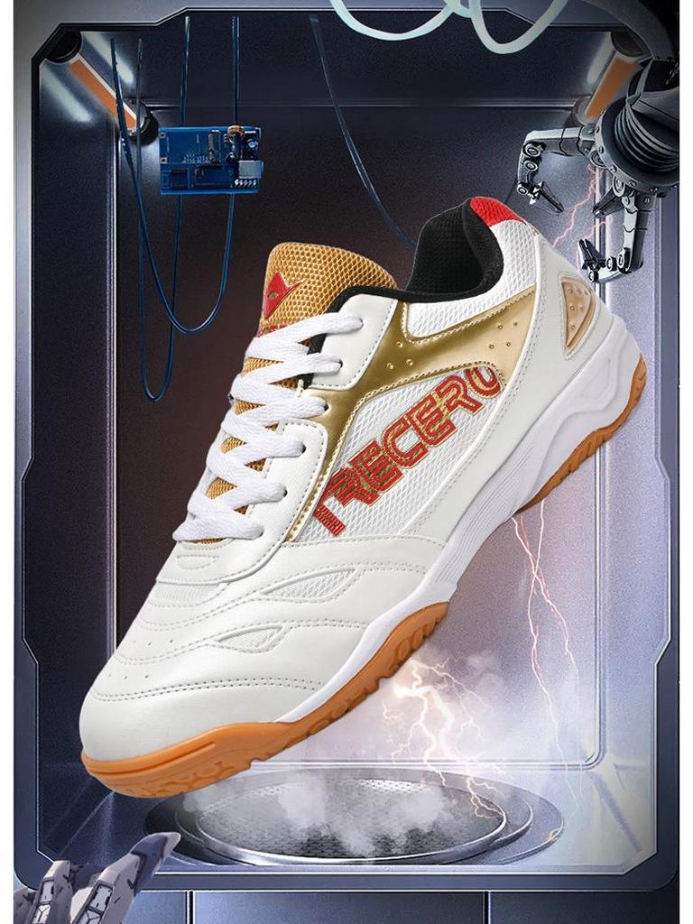 Hisaelon Four Seasons Unisex Table Tennis Shoes - Non-slip, Wear-resistant, Breathable, for Professional Training and Competition.