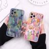 Colorful Tropical Forest Leaves Trees Hand Printed Phone Case For iphone 7 8 Plus SE 2020 11 12 13 14 Pro Max X XS XR Back Cover