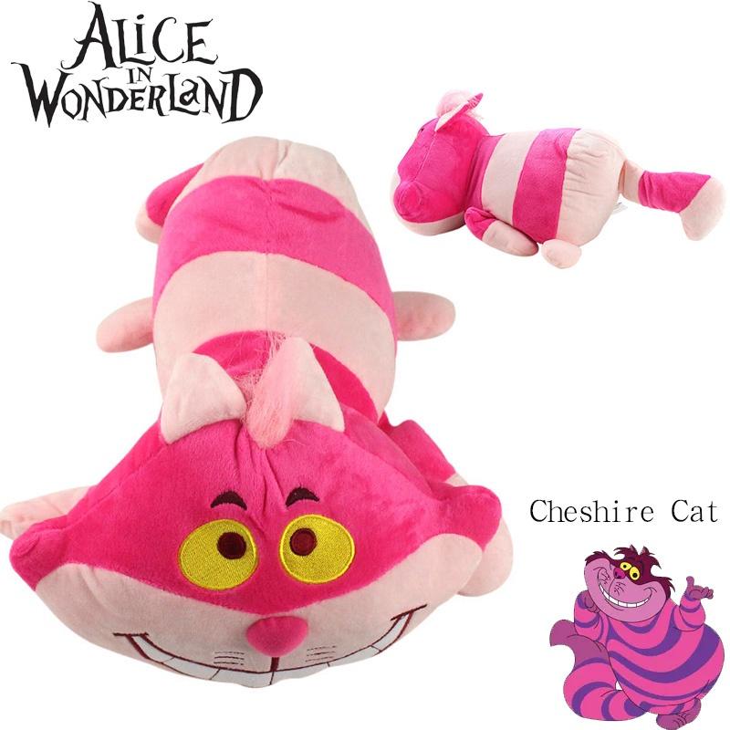 Cheshire Cat Plush Toy From Alice's Adventure In Wonderland Soft And Cuddly Pink Kitten