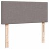 Ottoman Bed with Mattress Taupe 120x190 Cm Fabric