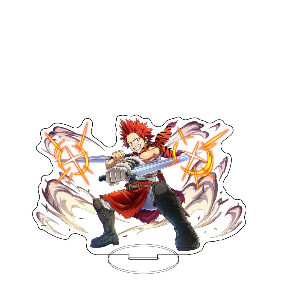Anime My Hero Academia Sitzende Pose Acryl-Aufsteller Charakter-Bank-Serie Display-Figur, Schreibtisch-Sammlerstück Geschenk für Fans
