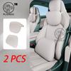 For Xiaomi YU7 2025 PU Leather Neck Pillow Memory Foam Pillows Waist & backrest Car Accessories