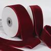 New 5 Yards Velvet Ribbon DIY Single-Sided Gift Wrapping Ribbon Handmade 6/10/15/20/25/40mm Velour Ribbons Bow Flower Bouquet