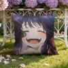 Cute K-Kaoruko W-Waguri Cushion Cover Home & Car Dual-Scene Pillow Cover: Reversible for Premium Comfort