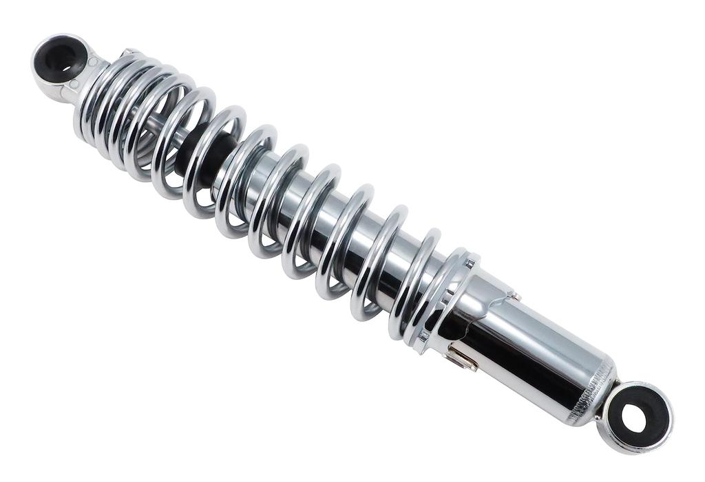 KITACO Rear Shock Absorber, Plated/Plated, 305mm, for Honda Monkey, 520-3053050