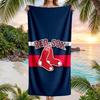 Boston Red Sox Moda Plaj Havlusu Taşınabilir Yumuşak Hızlı Kuruyan Havlu Yüzme Kamp Tatil Kullanımı İçin