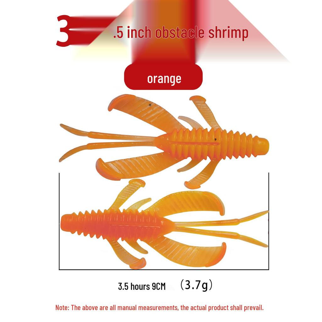 Dongding - Bas Avı İçin Engel Karides Yumuşak Yem, Teksas Rig Arama Yemi