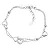 Silver Bracelet with Cubic Zirconia, Item Weight 2.54 G (2209041)