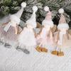 Soft Christmas Angel Girl Ornaments Handmade Christmas Tree Hanging Decoration  New Year Gift