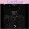 Gothic Punk Y2k Snake Pendant Necklace For Women With Alloy Chain Jewelry