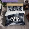 FC Zürich Themed Bedding 3Pcs Duvet Cover Set Decorative Bed Linen For Teen Room Home Decoration