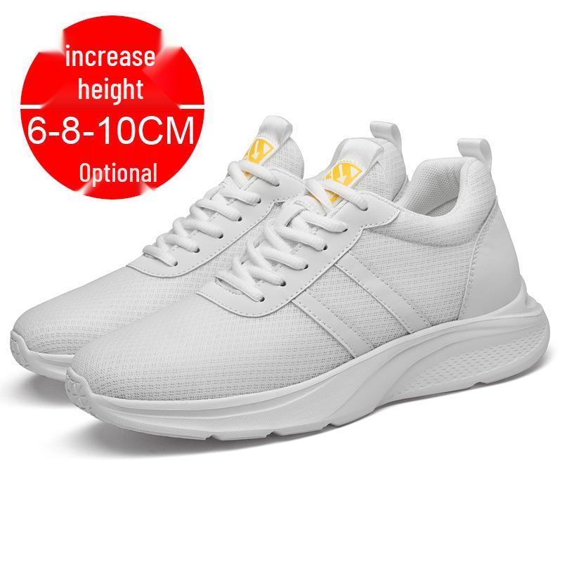 Men's Invisible 10cm Lift Summer Sports Shoes, Mesh Casual 8cm Height Boost Board Sneakers 2022.