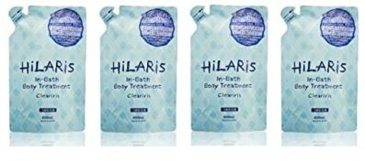 

[Set of 4] HiLARiS Clear Iris In-Bath Body Treatment Refill