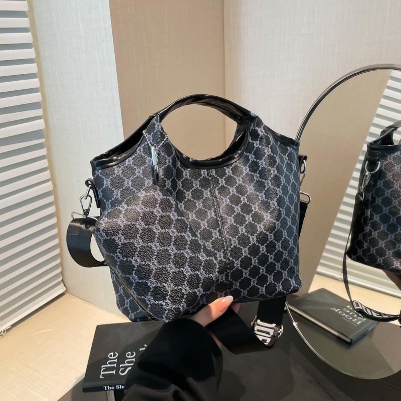 Mother Shoulder Fashion Bag With Shoulder Strap Letter Print And Pattern Retro