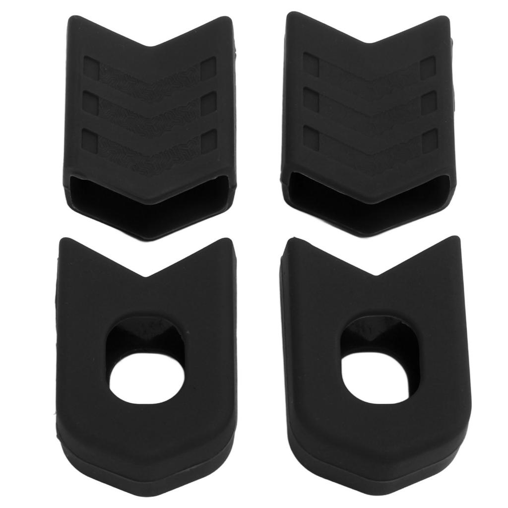 4pcs Crank Boots Durable Wearable Effective Protective Compact Stable Easy Replaceable Lightweight