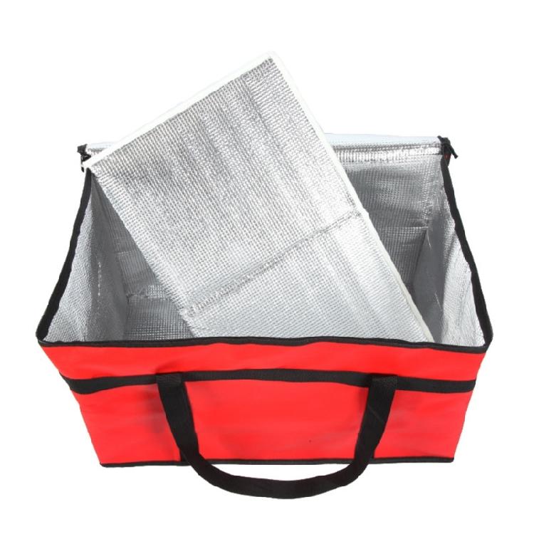 Folding Insulated Food Delivery Bags Large Capacity Thermals Storage Waterproofed Camping Cookware For Picnics Event