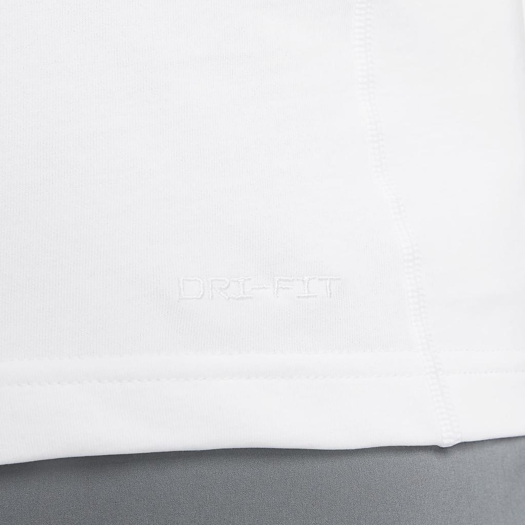 Nike Dri-FIT Versatile Solid Color Crew Neck Casual Sleeveless Vest Men Tops White DV9834-100