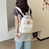 Schoolbag Cute Cartoon Easy Bear Backpack Female 1011 New Student Large Capacity Color Polka Dot Backpack Student School Bag