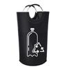 1/2/3Pcs 82L Folding Bottle Storage Basket, Kitchen Waste Bottle Recycling Bag with Soft Handles, Portable Wastewater Bottle Collector