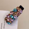 Exquisite Rhinestone Hair Clip Small Size Acetate Duckbill Hairpin For Women Girls Bangs Ponytail Holder Daily Headwear