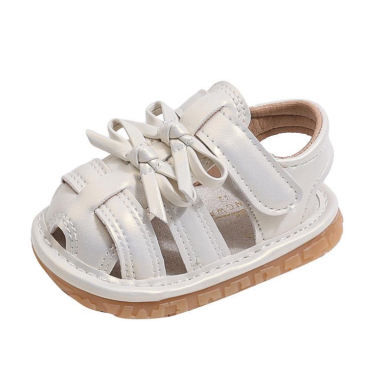 Girls' 2026 Summer Princess Bowknot Squeaky Sandals