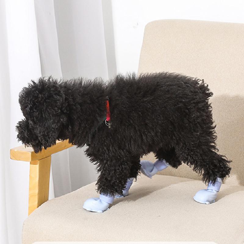 1Set Comfortable Waterproof Durable Outdoor Soft Holidays Pet Rain Boots Rubber Anti Slip Taking Photos Breathable Multiple Sizes