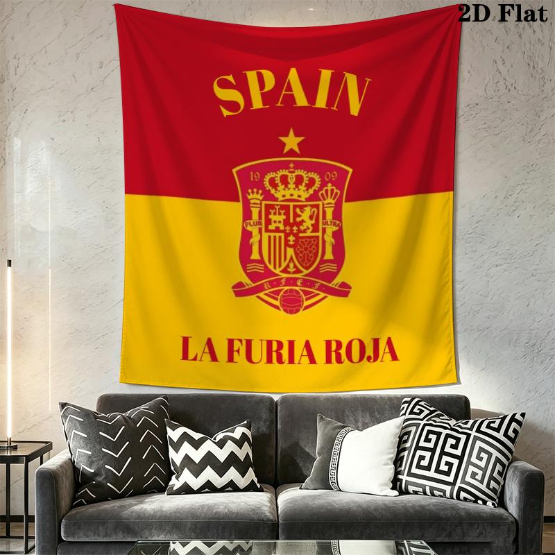 La Roja Wall Tapestry Aesthetic Wall Hanging Printed Fabric Blanket Decorative Tapestries for Bedroom Living Room Home Decor