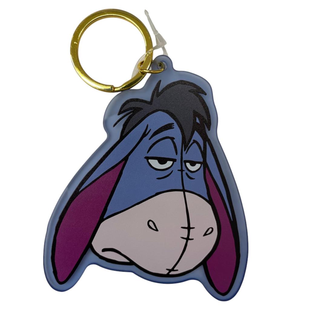 Marimo Craft Winnie the Pooh Funny Face Friends Series Dyed Acrylic x Keychain, Eeyore, W87.3 H85.8mm (approx.), MCPH-296