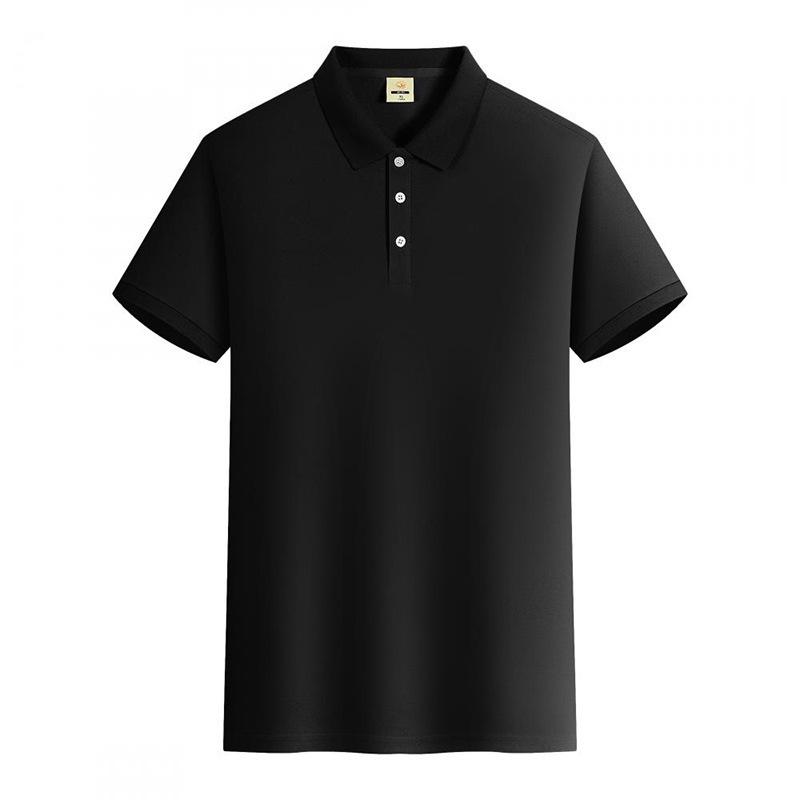 2024 Men's Summer Ice Silk Polo Shirt, Short Sleeve, Solid Color, Cool & Casual Style