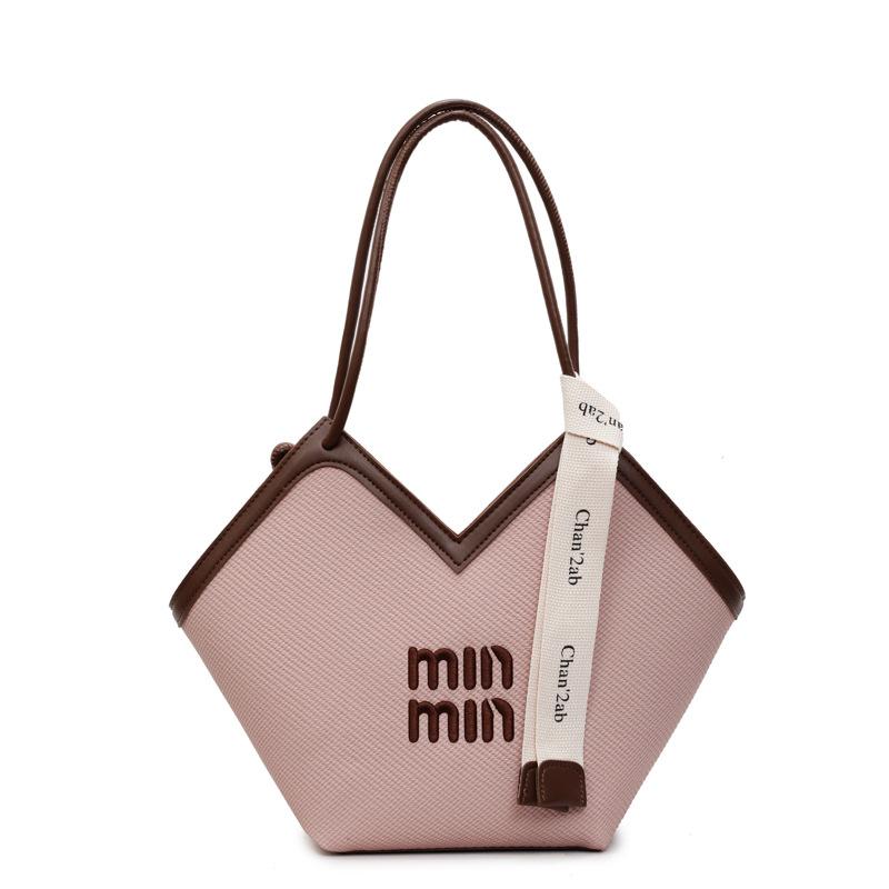 Large Capacity Tote Bag Women's Fashion Versatile Bag Casual Commuter Shoulder Bag