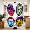 Friday the 13th Print Blanket - Soft & Comfortable, for Bedroom, Travel, Sofa, Home Decoration - Birthday Christmas Gift for Friend