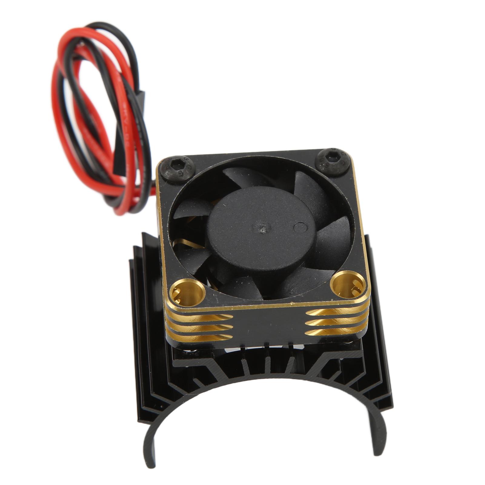 

28000 об/мин Металлический вентилятор охлаждения двигателя Прочный радиатор для отвода тепла двигателя для F540 550 3650 3660 30 мм Золотой