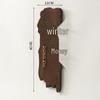 Chinese Style Solid Wood Door Sign for Hotels, B&Bs, Tea Houses, Restaurants, and Homes