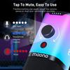 MAONO PD100X RGB Gaming with Mute for PC YouTube Voice Live and Game Commentary XLR/USB Microphone, Noise-Canceling, Dynamic, Unidirectional, Button,