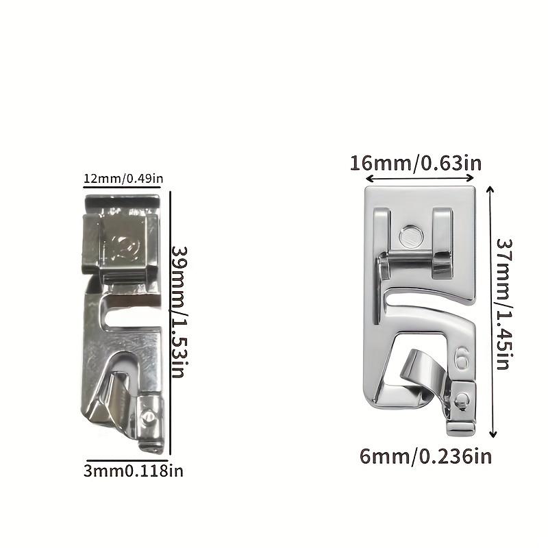 [Kıvırma Ayağı] 1 Adet 3/6mm Kıvırma Ayağı Dikiş Makinesi Aksesuarları | Baskı Ayağı Nakış Dikiş Makinesi Aksesuarları