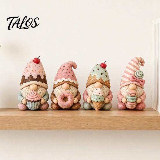 Stress Relief Craft Kit Cozy Gnome DIY Patchwork Kit, Felt Creative Beginner Sewing Art for Crafters, Home Decor Unique Handmade Gift 3D Elf Set